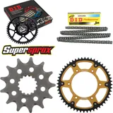 Chain Kit Stealth gold for: HUSABERG FE390 Enduro 10-12 13-52-116 DID520NZ Clip