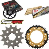 Kettensatz Stealth gold für: KTM SMR525 04-06/SMR560 06-07 14-45-114 DID520ZVM-X(G&G) Endlos