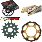 Kettensatz Stealth gold für: KTM EGS620 LC4 94-94/EXC620 15-50-118 DID520ZVM-X(G&G) Endlos
