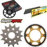 Chain Kit Stealth gold for: KTM EGS360 96-97/EXC360 96-9 14-50-118 DID520 Clip