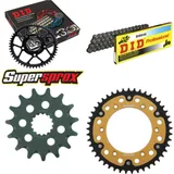 Chain Kit Stealth gold for: KTM EGS400 LC4 93-98/EGS400 15-45-118 DID520 Clip