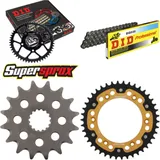Chain Kit Stealth gold for: KTM Duke 94-96/Adventure 640 16-42-118 DID520 Clip