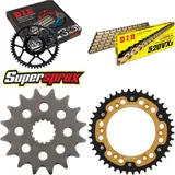 Chain Kit Stealth gold for: KTM Duke 94-96/Adventure 640 16-42-118 DID520VX3(G&B) rivet