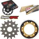 Chain Kit Stealth gold for: KTM Duke 94-96/Adventure 640 16-42-118 DID520ZVM-X(G&G) rivet