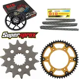 Kettensatz Stealth gold für: KTM EXC250 Racing 07-15/EXC4 14-50-116 DID520NZ Clip