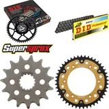 Chain Kit Stealth gold for: KTM EXC250 Racing 04-06/EXC4 15-45-118 DID520 Clip
