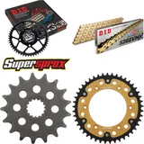 Kettensatz Stealth gold für: KTM EGS620 LC4-E Adventurer 17-45-118 DID520ZVM-X(G&G) Endlos
