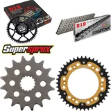 Kettensatz Stealth gold für: KTM SXC620 LC4 00-02 16-42-110 DID520ZVM-X Endlos