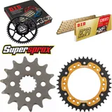 Kettensatz Stealth gold für: KTM EXC250 Enduro 07-10 14-40-112 DID520ERT2(G&G) Clip