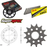 Chain Kit Stealth gold for: KTM EXE125 Supermoto 00-01 13-38-106 DID520VX3 endless