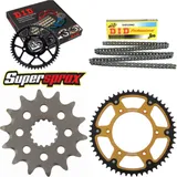 Chain Kit Stealth gold for: KTM EXC250 Enduro 98-98/MX25 14-52-118 DID520NZ Clip