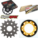 Kettensatz Stealth gold für: KTM Superenduro 950 R 06-10 16-45-118 DID525ZVM-X(G&G) Endlos