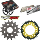 Kettensatz Stealth gold für: KTM Super Duke 990 04-13/Sup 16-38-110 DID525ZVM-X(S&S) Endlos