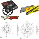 Chain Kit Stealth black for: MV Agusta F4 750 99-02/F4 14-43-110 DID525VX3 rivet