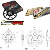 Kettensatz Stealth schwarz für: MV Agusta F4 750 99-02/F4 14-43-110 DID525ZVM-X(G&G) Endlos