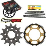 Kettensatz Stealth gold für: Gas Gas EC125 97-99 13-52-118 DID520NZ Clip