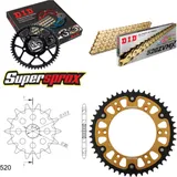 Chain Kit Stealth gold for: Gas Gas EC125 00-02/MC125 03 13-48-114 DID520ZVM-X(G&G) endless