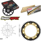 Chain Kit Stealth gold for: Gas Gas SM125 02-09 13-43-112 DID520ZVM-X(G&G) rivet
