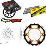 Chain Kit Stealth gold for: Gas Gas EC250 96-96 13-49-116 DID520VX3 endless