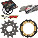 Kettensatz Stealth gold für: Gas Gas SM400 FSE 02-03/SM45 13-42-112 DID520ZVM-X Endlos