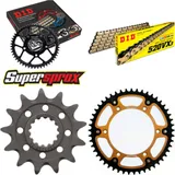 Kettensatz Stealth gold für: Gas Gas EC250 18- 13-49-114 DID520VX3(G&B) Clip