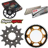 Kettensatz Stealth gold für: Gas Gas EC250 18- 13-49-114 DID520ZVM-X(S&S) Niet