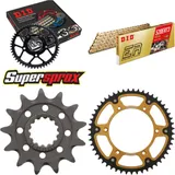 Kettensatz Stealth gold für: Gas Gas EC200 99-02/MC250 00 13-51-116 DID520ERT2(G&G) Clip