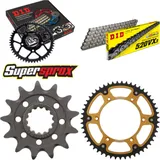 Kettensatz Stealth gold für: Gas Gas EC200 99-02/MC250 00 13-51-116 DID520VX3 Endlos