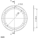 Edge-Disc Supersprox 520/36Z rot ACD846/236RED
