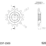 Ritzel Supersprox 520/12Z 24303-12