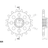 Silent Ritzel Supersprox 525/15Z 24508S15