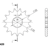 Front Sprocket Supersprox 420/13t