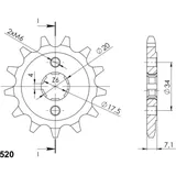 Front Sprocket Supersprox 520/13t 20202-13