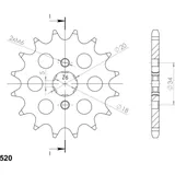 Front Sprocket Supersprox 520/15t 20301-15