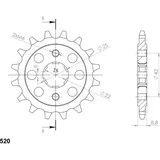 Front Sprocket Supersprox 520/16t 20401-16