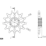 Front Sprocket Supersprox 520/11t 94318-11