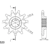 Front Sprocket Supersprox 520/12t 94322-12