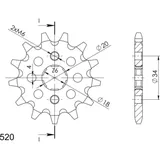 Front Sprocket Supersprox 520/15t