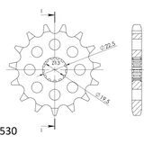 Ritzel Supersprox 530/15Z 22403-15