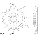 Front Sprocket Supersprox 630/16t 24802-16