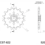 Ritzel Supersprox 520/13Z 64201-13