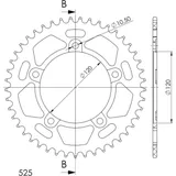 Alu-Kettenrad Supersprox 525/45Z schwarz 15604AK45