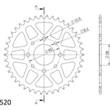 Alu-Kettenrad Supersprox 520/42Z orange 72201AO42