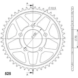 Stahl-Kettenrad Supersprox 525/47Z schwarz 35710-47