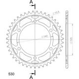 Stahl-Kettenrad Supersprox 530/43Z schwarz 12601-43