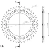 Stealth-Kettenrad Supersprox 530/40Z schwarz 10616K40