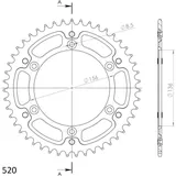 Stealth-Kettenrad Supersprox 520/47Z schwarz 14206K47