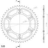 Stealth-Kettenrad Supersprox 520/49Z schwarz 14206K49