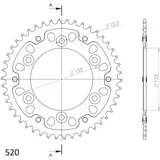 Stealth-Rear Sprocket / Chain Wheel Supersprox 520/45t black 40301K45 Stealth-Rear Sprocket / Chain Wheel Supersprox 520/45t black 40301K45