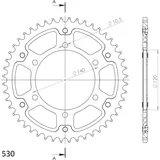 Stealth-Kettenrad Supersprox 530/48Z schwarz 16603K48